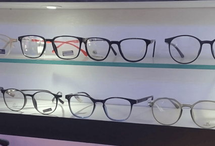 High-quality premium frames display at My Optical Jaipur